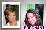 Jasmine became pregnant with Brad's child.